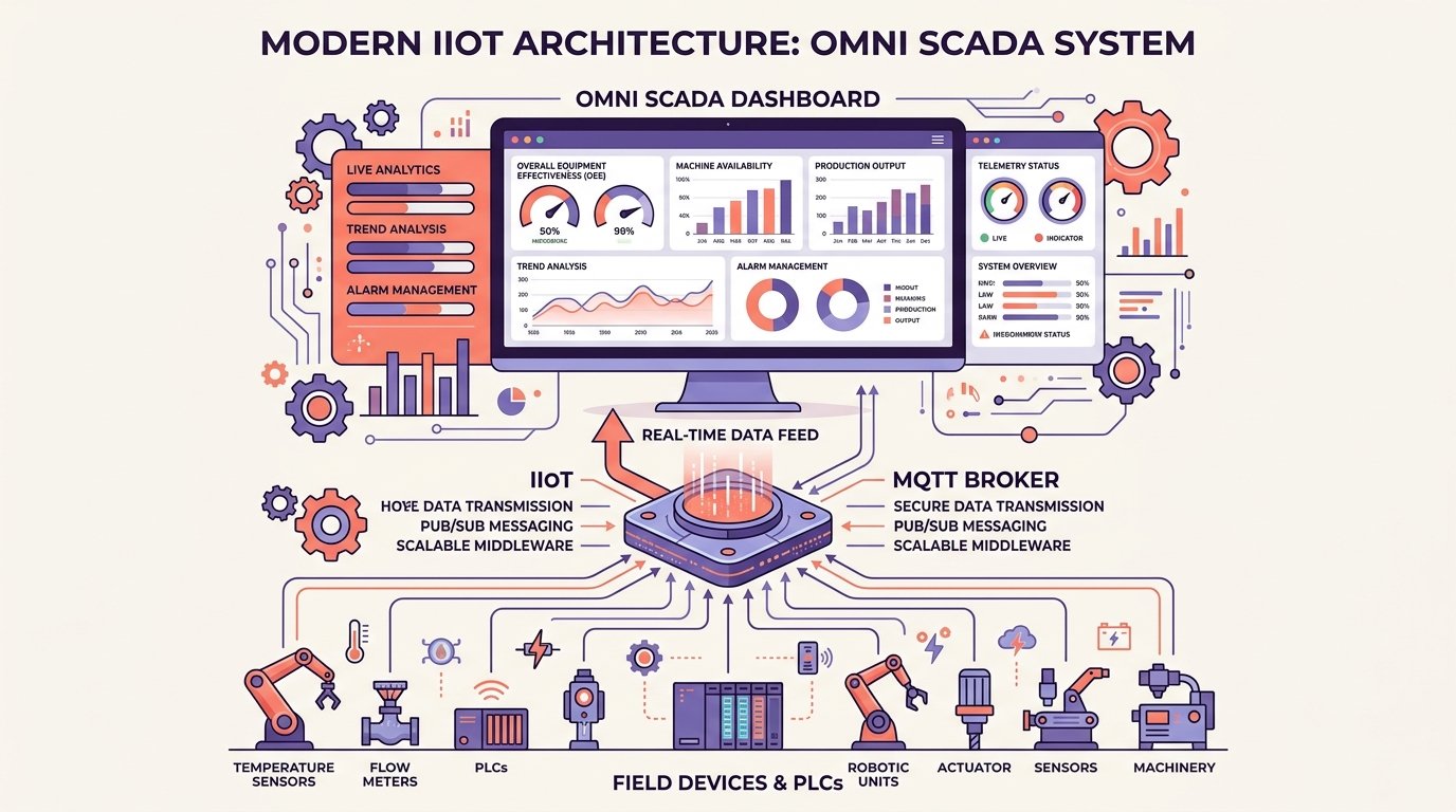 OmniSCADA System Infographic